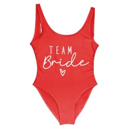 S-3XL White Bridal Team Bride Swimsuit One-Piece Bachelor Party Swimwear Women Swimsuit Hen Party Beachwear Pool Bathing Suit