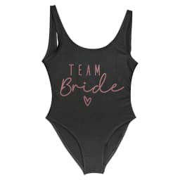 S-3XL White Bridal Team Bride Swimsuit One-Piece Bachelor Party Swimwear Women Swimsuit Hen Party Beachwear Pool Bathing Suit