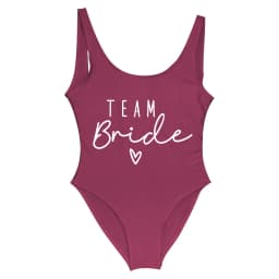 S-3XL White Bridal Team Bride Swimsuit One-Piece Bachelor Party Swimwear Women Swimsuit Hen Party Beachwear Pool Bathing Suit