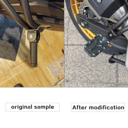 Motorcycle Accessories Front And Rear Foot Extension Seat Non-slip Pedal Brake Pedal For VOGE DS525X DS 525X DSX525 525 DSX