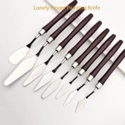 7/8/10/14Pcs Stainless Steel Oil Painting Knives Set Artist Crafts Spatula Palette Knife Mixing Knife Scraper Art Tools