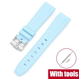 Watch Band for Omega X Swatch Joint MoonSwatch Curved End Diving Silicone Rubber Wrist Bracelet for Water Ghost Strap 20mm