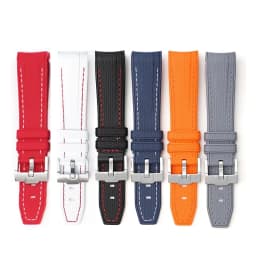 Watch Band for Omega X Swatch Joint MoonSwatch Curved End Diving Silicone Rubber Wrist Bracelet for Water Ghost Strap 20mm