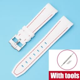 Watch Band for Omega X Swatch Joint MoonSwatch Curved End Diving Silicone Rubber Wrist Bracelet for Water Ghost Strap 20mm