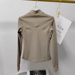Women's Quick-Drying Long Sleeve Sports Jacket Running Training Fitness Top Gym Workout Sweatshirt - Casual Sports Coat