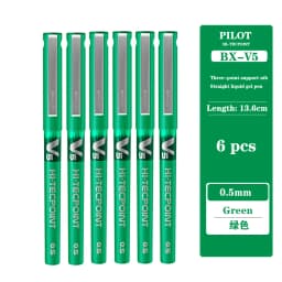 4/6/12 Japan Pilot BX-V5 Gel Pen Hi Tecpoint Straight Liquid Color Ink Cute Stationery 0.5mm Signature Pen School Supplies