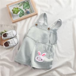 IENENS Summer Kids Baby Boys Jumper Pants Denim Clothing Shorts Jeans Overalls Toddler Infant Girl Playsuit Clothes Trousers
