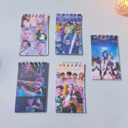 2026 10pcs Notebook Set, Suitable for Office, Student Classroom Stationery, Loose-leaf Notebook, Anime Party Supplies