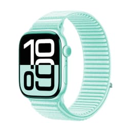Breathable Nylon Loop Band for Apple Watch 46mm 45mm 44mm 42mm 41mm 40mm Comfort Strap for iWatch Series 11 10 9 8 7 6 Ultra