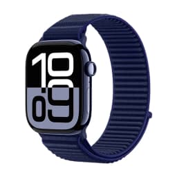 Breathable Nylon Loop Band for Apple Watch 46mm 45mm 44mm 42mm 41mm 40mm Comfort Strap for iWatch Series 11 10 9 8 7 6 Ultra