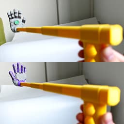 3D Printed Extendable Rock Paper Scissors Hand Toy Interactive Clapper Game for Kids Birthday Party Favors Family Entertainment