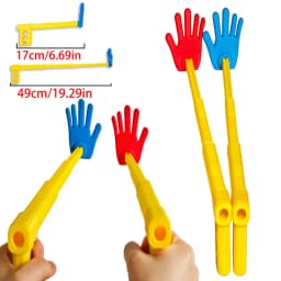 3D Printed Extendable Rock Paper Scissors Hand Toy Interactive Clapper Game for Kids Birthday Party Favors Family Entertainment