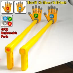 3D Printed Extendable Rock Paper Scissors Hand Toy Interactive Clapper Game for Kids Birthday Party Favors Family Entertainment