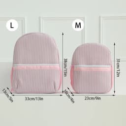 School Backpack Toddler Seersucker Cute Striped Backpack for Girls 12" for Preschool Kindergarten 15" for High School Teenagers