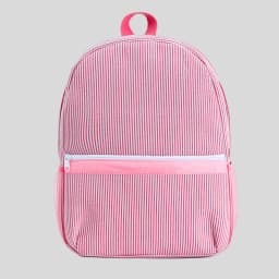 School Backpack Toddler Seersucker Cute Striped Backpack for Girls 12" for Preschool Kindergarten 15" for High School Teenagers