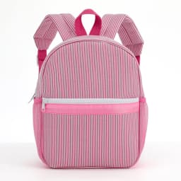 School Backpack Toddler Seersucker Cute Striped Backpack for Girls 12" for Preschool Kindergarten 15" for High School Teenagers