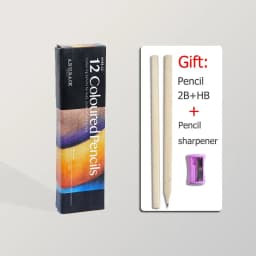 12-72 PCS Wooden Colored Pencils Set Art Supplies For Artist Drawing Writing Back To School Cute Korean Stationery