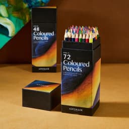 12-72 PCS Wooden Colored Pencils Set Art Supplies For Artist Drawing Writing Back To School Cute Korean Stationery