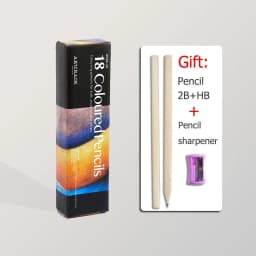 12-72 PCS Wooden Colored Pencils Set Art Supplies For Artist Drawing Writing Back To School Cute Korean Stationery