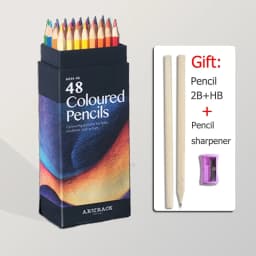 12-72 PCS Wooden Colored Pencils Set Art Supplies For Artist Drawing Writing Back To School Cute Korean Stationery