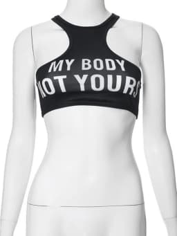 Summer Fashion Sexy Clashing Colors Women Clothing Casual Slim Hollow Round Neck Sleeveless Tank Top Women Monogram Y2k Top