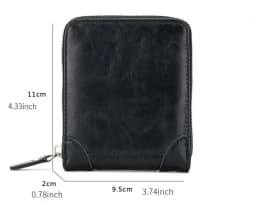 Unisex Wallet Retro Vintage Wallet European and American Horizontal Style PU Leather Multi Functional Coin Card Holder Wallets
