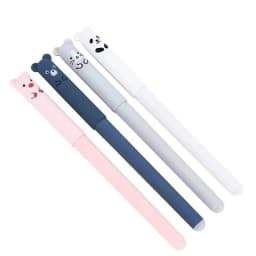37/57Pcs/set 0.5mm Erasable Gel Pens Animals Panda Erasable Pen Refills Rods Washable Handle School Office Supplies Stationery