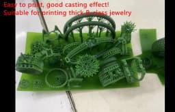 Resin jewelry Casting With High Wax Content 90% Wax Content Easy To Print Good Casting Effect LCD DLP UV Curing New Models
