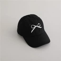 Fashion Children Embroidery Bow Baseball Hats Kids Accessories Boy Girl Vacation Sunscreen Hat Cotton Baby Adjustable Casual Cap