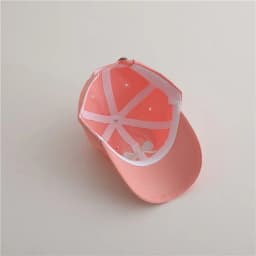 Fashion Children Embroidery Bow Baseball Hats Kids Accessories Boy Girl Vacation Sunscreen Hat Cotton Baby Adjustable Casual Cap