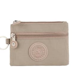 Canvas Money Coin Purse 2024 New with Key Ring Waterproof Credit Card Holoder Wear-resistant Wallet Money Bag Male Female
