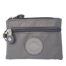 Canvas Money Coin Purse 2024 New with Key Ring Waterproof Credit Card Holoder Wear-resistant Wallet Money Bag Male Female