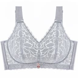 No steel ring underwear, large chest, small appearance, anti sagging, full cup ultra-thin adjustable bra, gathered and gathered