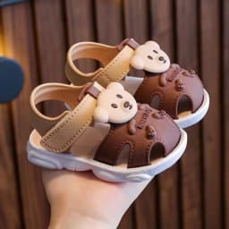 1-3 Years Baby Sandals Summer Little Kids Beach Shoes For Baby Quick Dry Toddler Boys Girls Cute Sandals Brown, Pink, Red, Blue