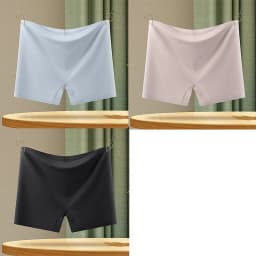 3Pcs Anti-See-Through Ice Silk Breathable Seamless Underwear Non-Curling Summer Women's Safety Pants