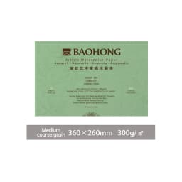 Baohong 300g 100% Cotton Artist Watercolor Drawing Paper Pad 20sheets Aquarell Watercolor Sketchbook For Painting Art Supplies