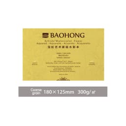 Baohong 300g 100% Cotton Artist Watercolor Drawing Paper Pad 20sheets Aquarell Watercolor Sketchbook For Painting Art Supplies