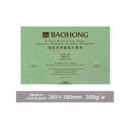 Baohong 300g 100% Cotton Artist Watercolor Drawing Paper Pad 20sheets Aquarell Watercolor Sketchbook For Painting Art Supplies