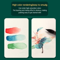 Baohong 300g 100% Cotton Artist Watercolor Drawing Paper Pad 20sheets Aquarell Watercolor Sketchbook For Painting Art Supplies