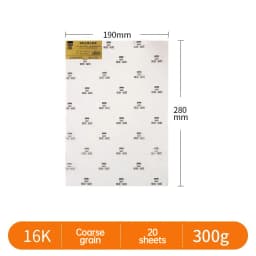 Baohong 300g 100% Cotton Artist Watercolor Drawing Paper Pad 20sheets Aquarell Watercolor Sketchbook For Painting Art Supplies
