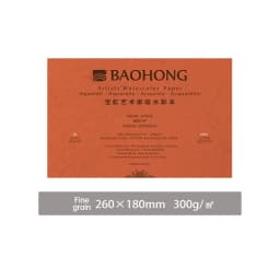 Baohong 300g 100% Cotton Artist Watercolor Drawing Paper Pad 20sheets Aquarell Watercolor Sketchbook For Painting Art Supplies