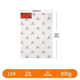 Baohong 300g 100% Cotton Artist Watercolor Drawing Paper Pad 20sheets Aquarell Watercolor Sketchbook For Painting Art Supplies