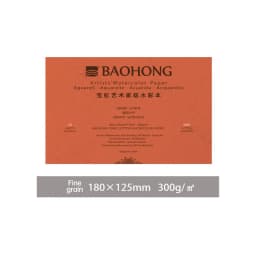 Baohong 300g 100% Cotton Artist Watercolor Drawing Paper Pad 20sheets Aquarell Watercolor Sketchbook For Painting Art Supplies