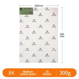 Baohong 300g 100% Cotton Artist Watercolor Drawing Paper Pad 20sheets Aquarell Watercolor Sketchbook For Painting Art Supplies
