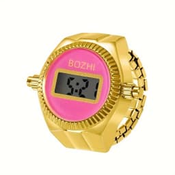 The New Electronic Watch Can See The Time Creative Ring Finger Watch Simple Men And Women Ring Watch