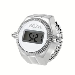 The New Electronic Watch Can See The Time Creative Ring Finger Watch Simple Men And Women Ring Watch