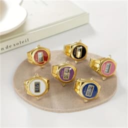 The New Electronic Watch Can See The Time Creative Ring Finger Watch Simple Men And Women Ring Watch