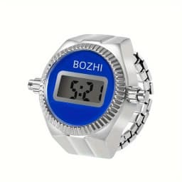 The New Electronic Watch Can See The Time Creative Ring Finger Watch Simple Men And Women Ring Watch