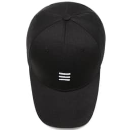 Hat trendy simple three horizontal bars Summer Baseball Men Women's fashion leisure sunshade Cap