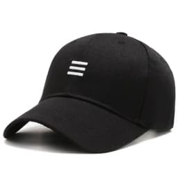 Hat trendy simple three horizontal bars Summer Baseball Men Women's fashion leisure sunshade Cap